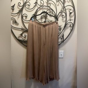 Tan Pleated Pants
